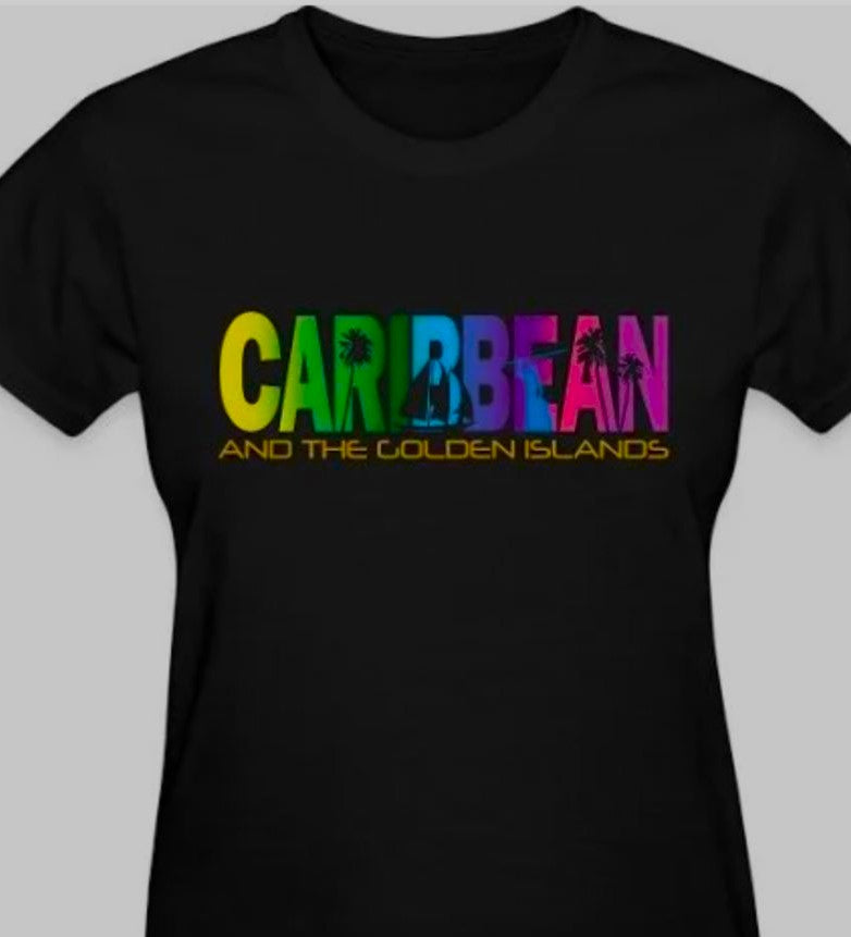 "Caribbean & The Golden Islands" Tee