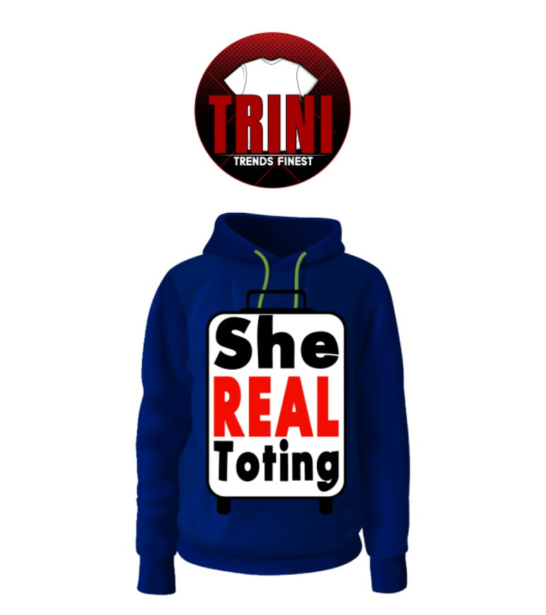 She Real Toting Hoodie