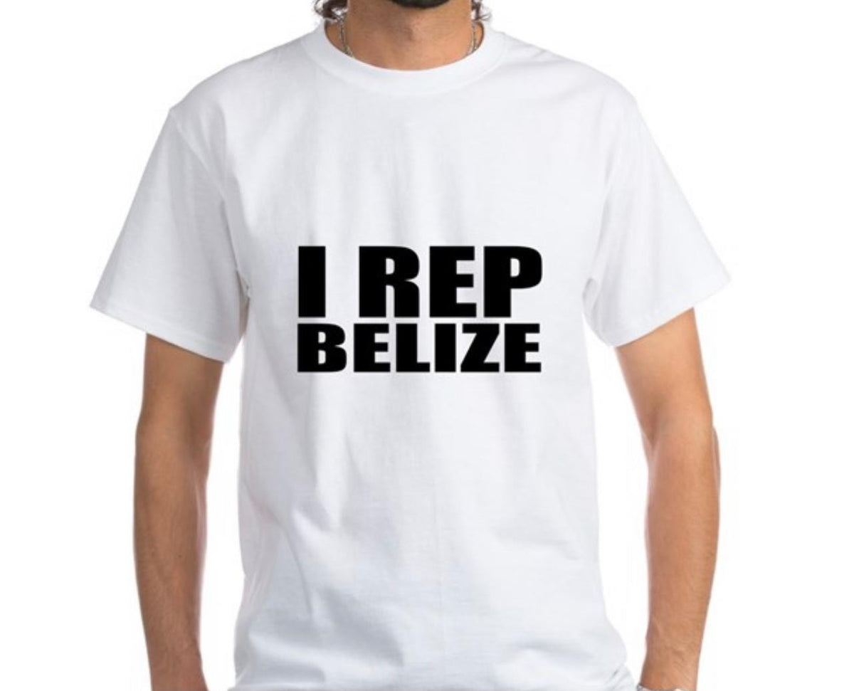 "I rep Belize" Print T-shirt