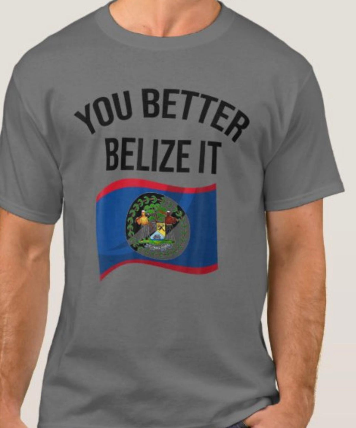 "You better Belize It" Print T-shirt