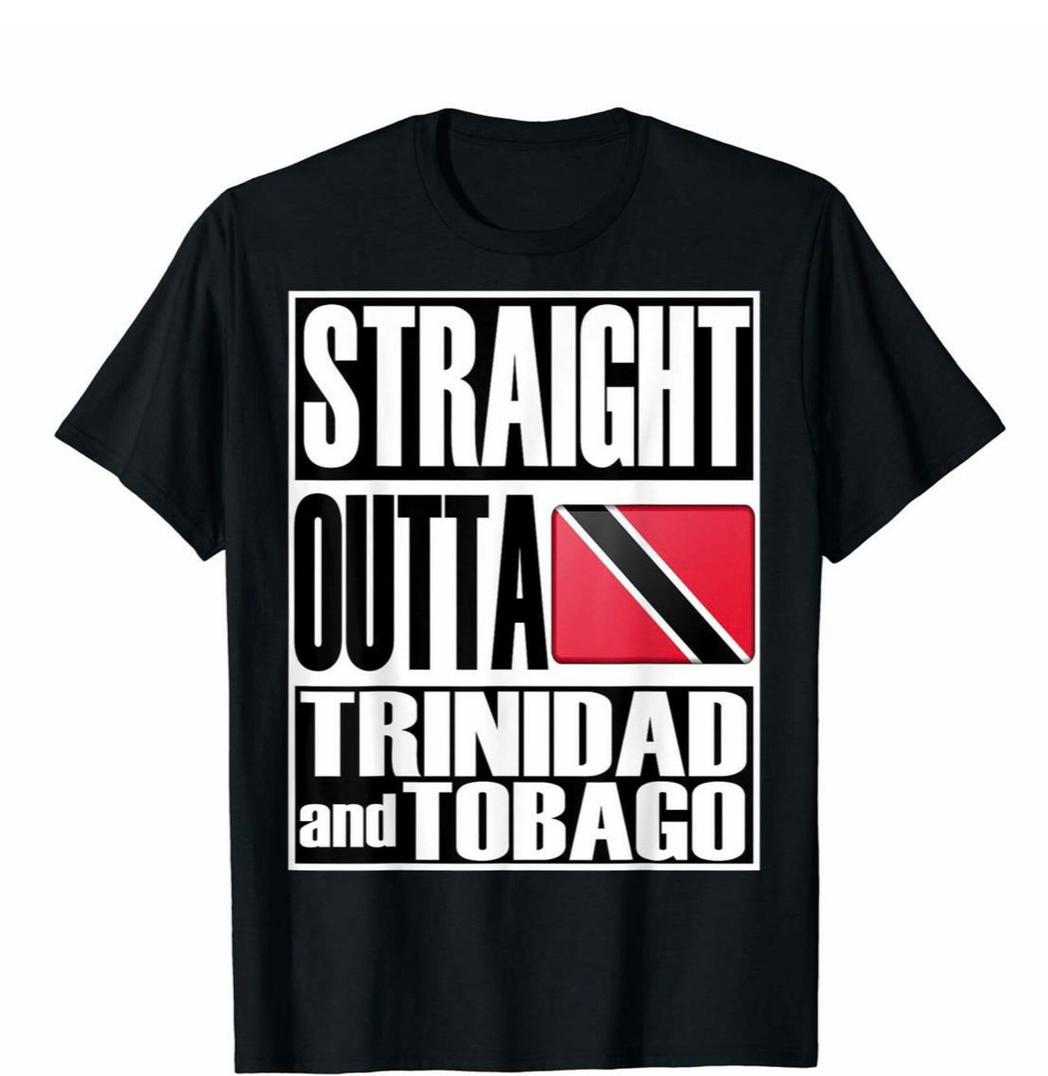 Men’s “Straight Outta Trinidad and Tobago” Print T-shirt