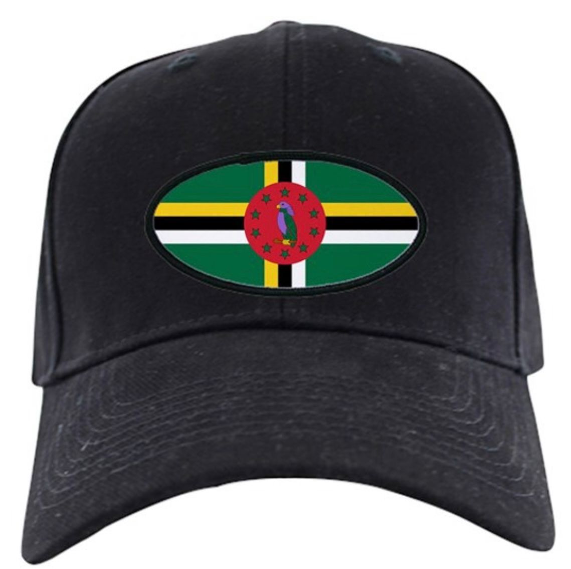 Dominica Flag Print Hat