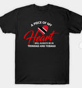 Men’s “A piece of my heart will always be in Trinidad and Tobago” Print T-shirt