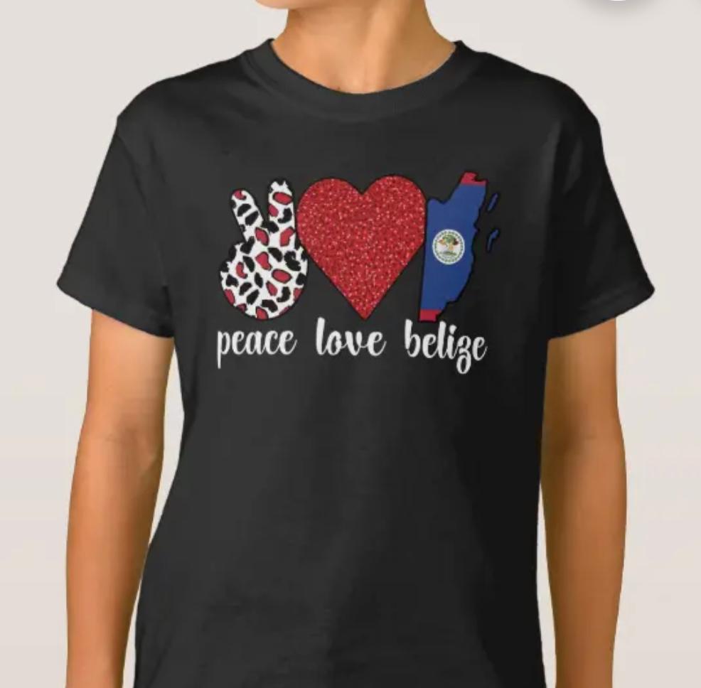 Kids Belize Themed Tee