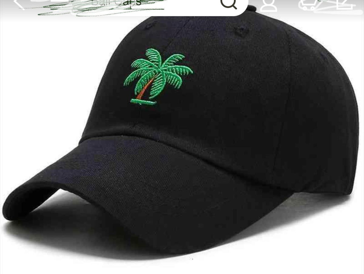 Palm Tree Print Hat