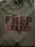 Unisex “I Rep Belize” Print T-shirt