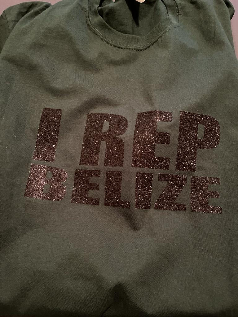 Unisex “I Rep Belize” Print T-shirt