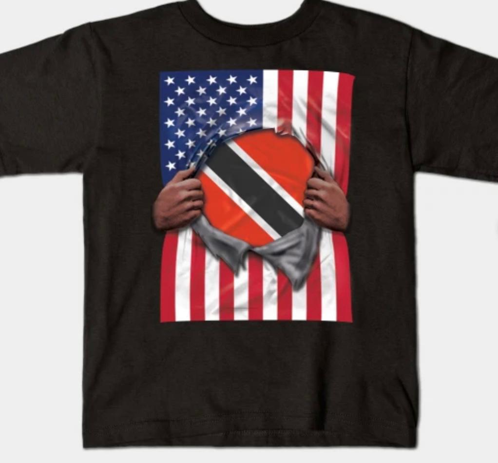 Boys Trini/USA Tee