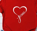 Women’s Jesus Print T-shirt