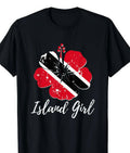 Women’s “Island Girl” Flower Print T-shirt