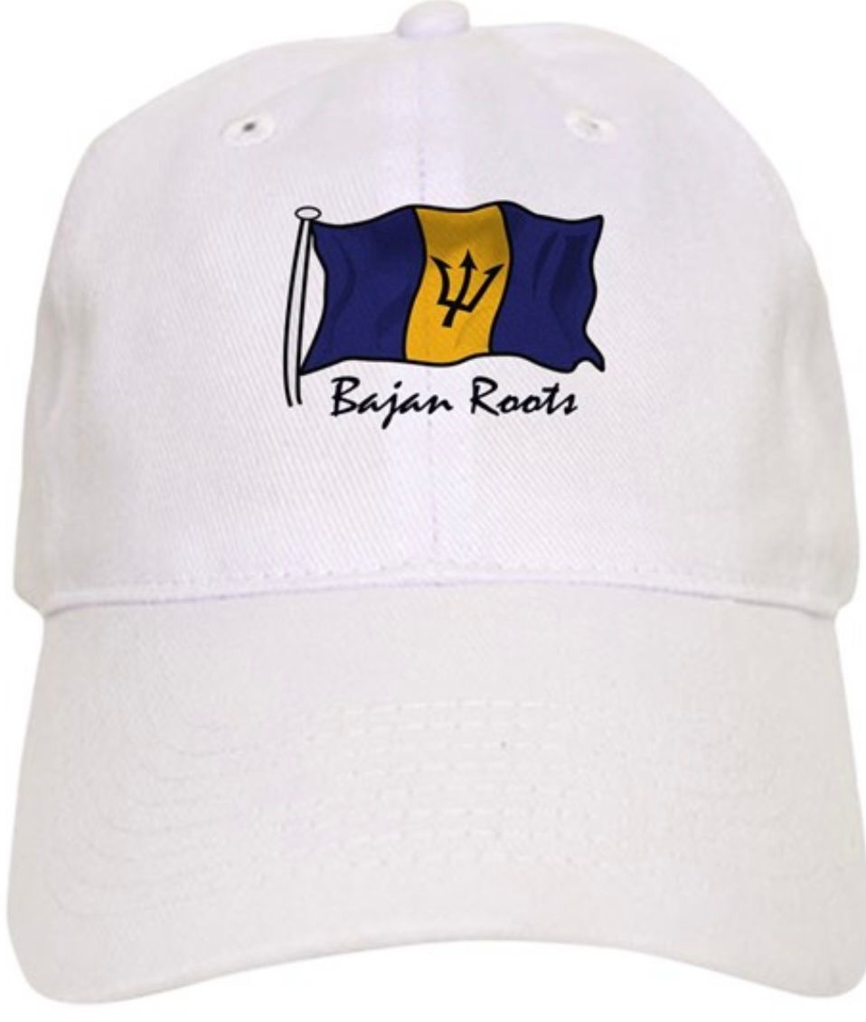 “Bajan Roots” & Flag Print Hat