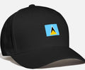 St Lucia Flag Print Hat