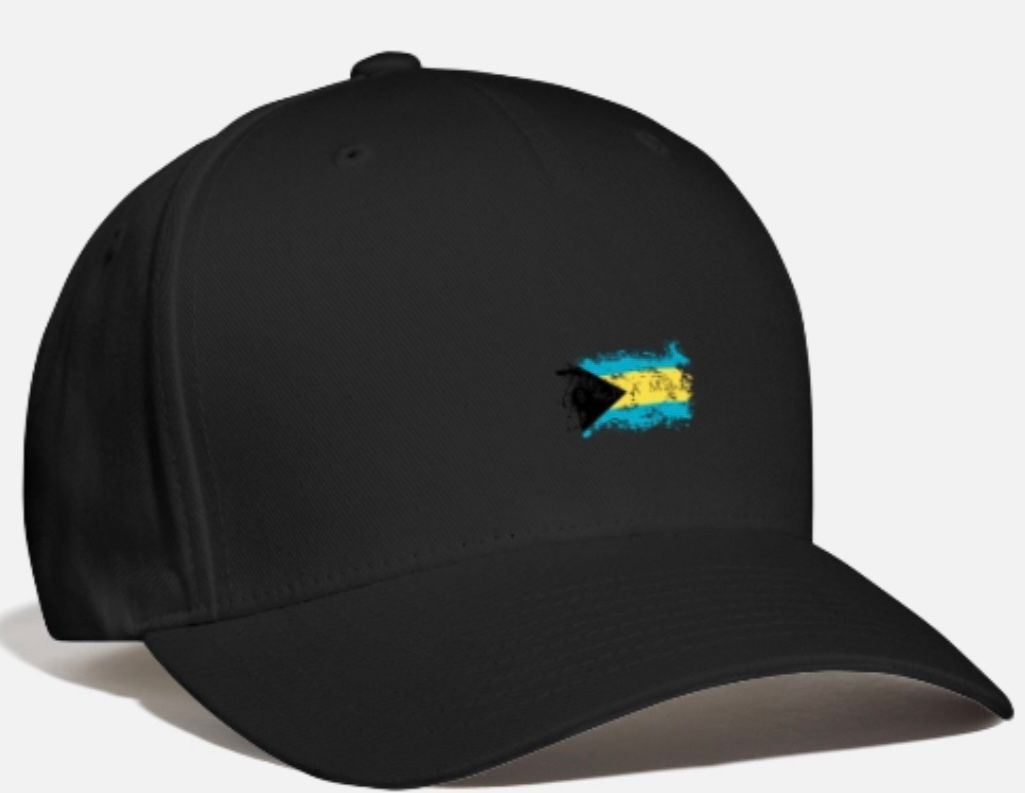 Bahamas Flag Print Hat