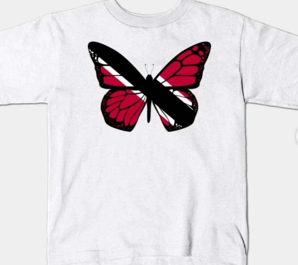 Girls Trini Butterfly Print Tee